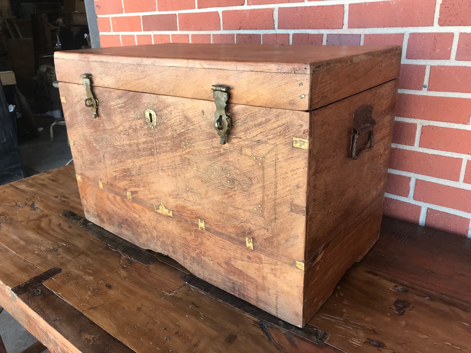 Vintage Spice Chest from India (1 of 10)