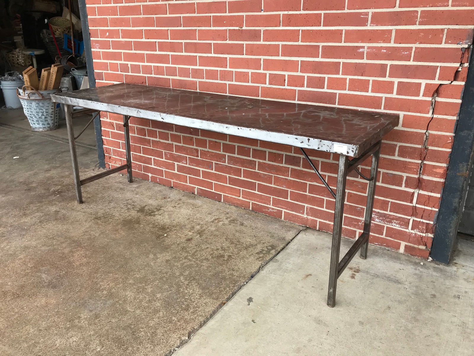 Rustic Metal Folding Table (1 of 8)