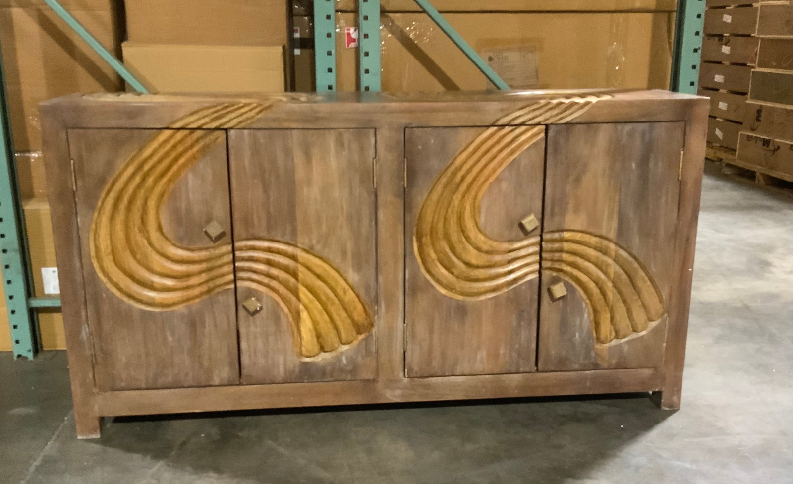 Modern Wood Console Style Table (1 of 5)