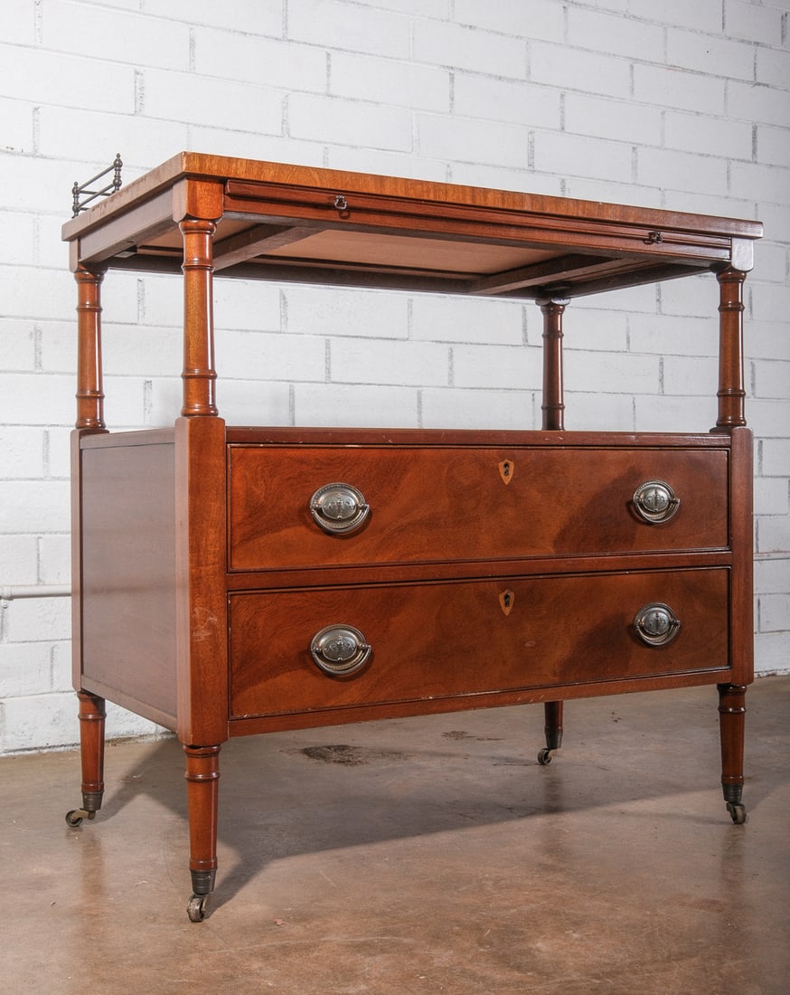 Kitinger Federal Style Butler Bar Cart (1 of 5)