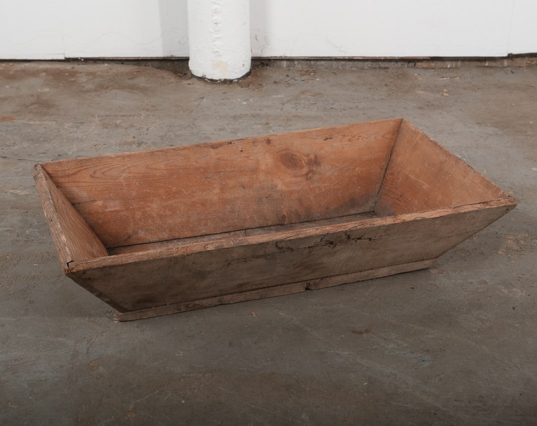 Vintage European Dough Bowl: A true vintage dough bowl used in houses throughout Eastern Europe. Perfect as a fruit bowl or decorative center piece.