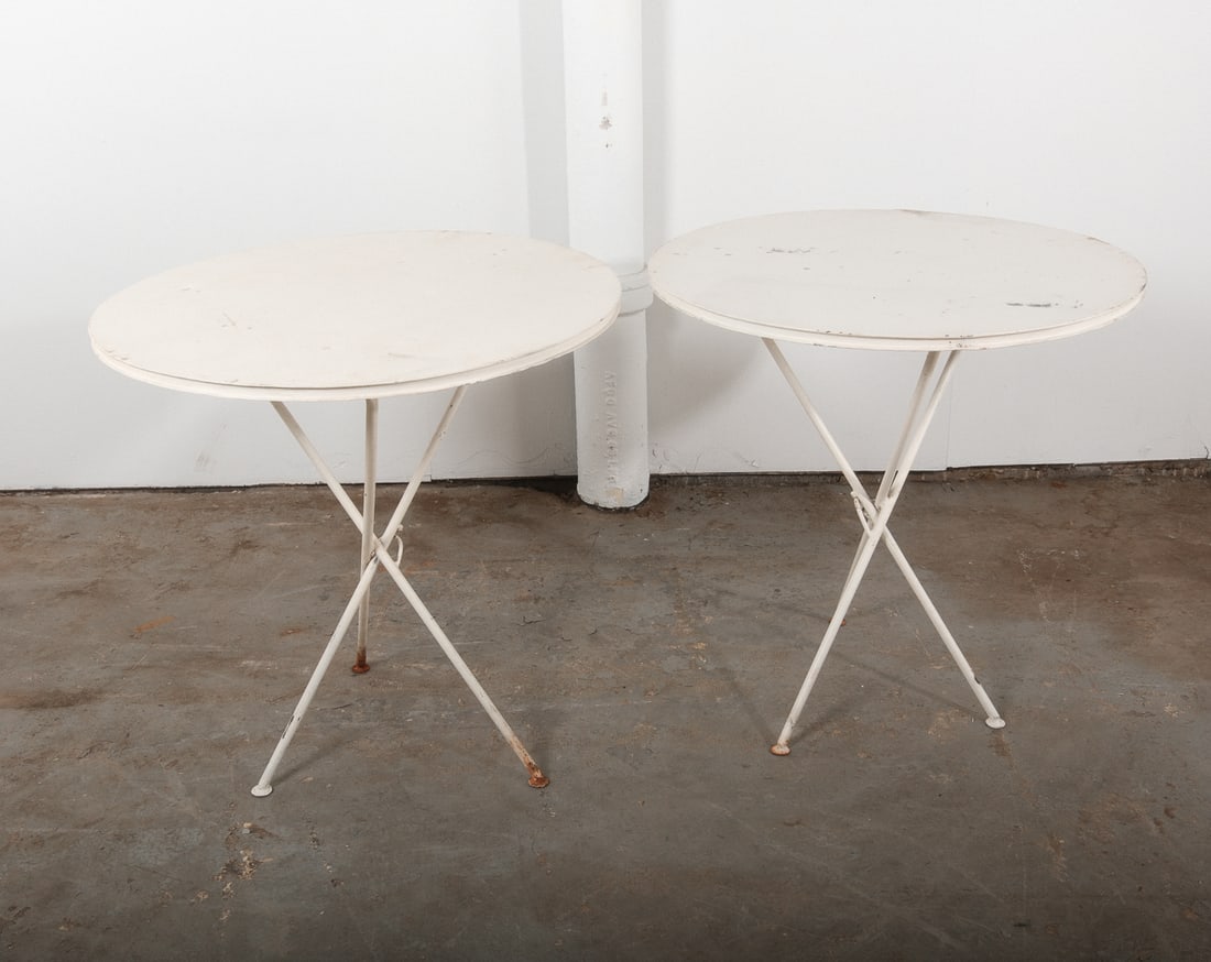 Lot of Two Folding Cafe tables (1 of 6)