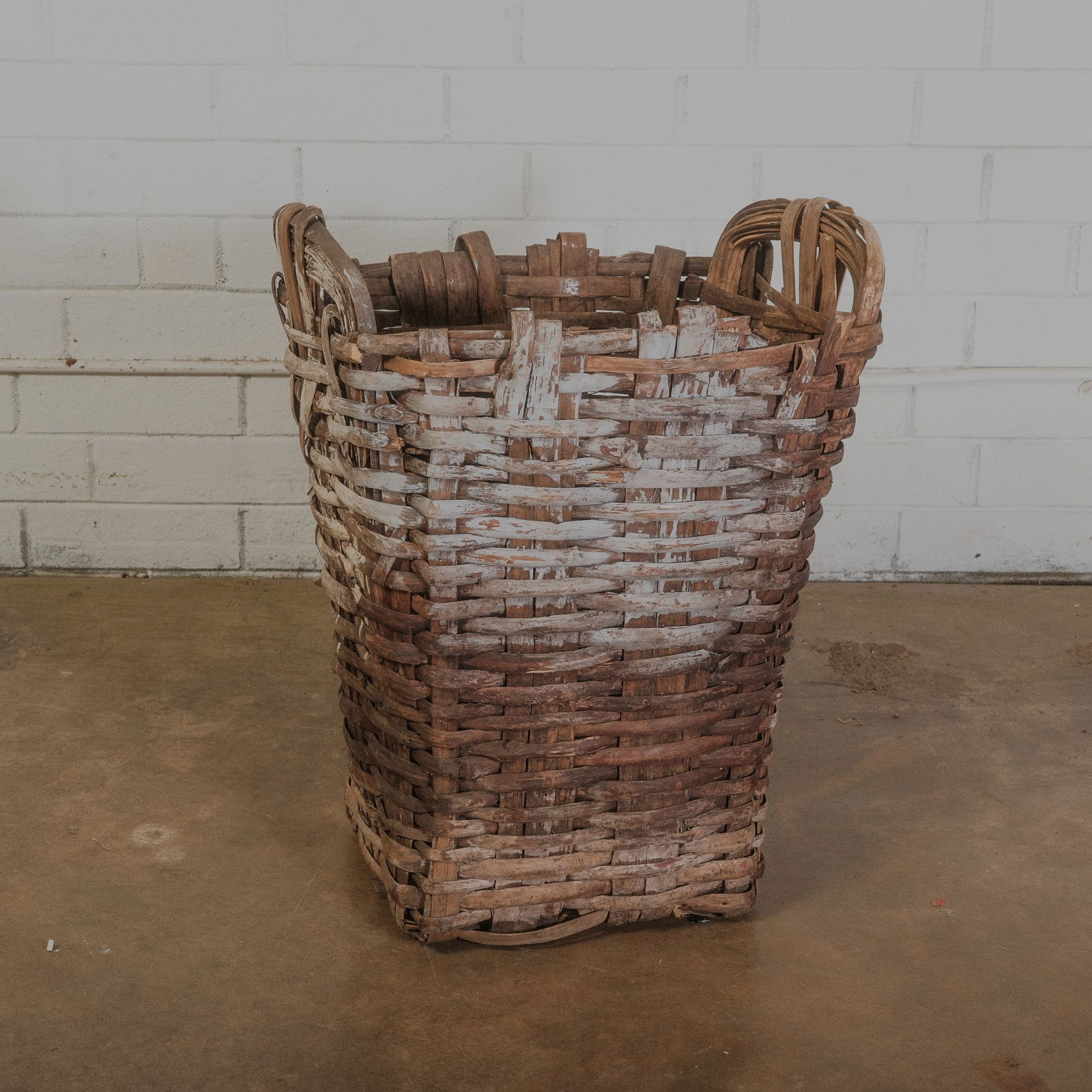 19th Century Portuguese Large Woven Grape Harvest Basket (1 of 4)