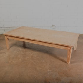 Anglo Indian Bone Inlay Wood Cocktail Table