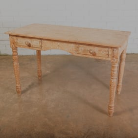 Anglo Indian Bone Inlay Wood Desk