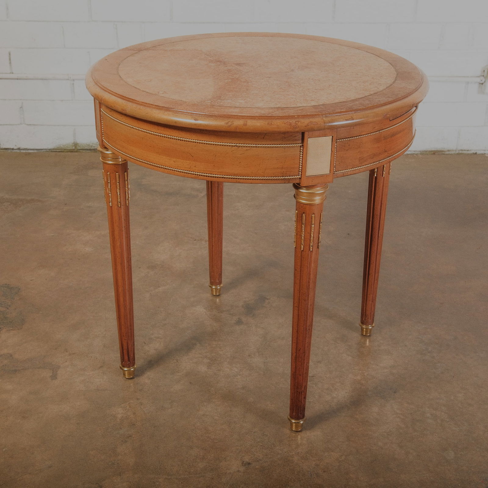 Louis XVI style Round Gueridon Table (1 of 7)