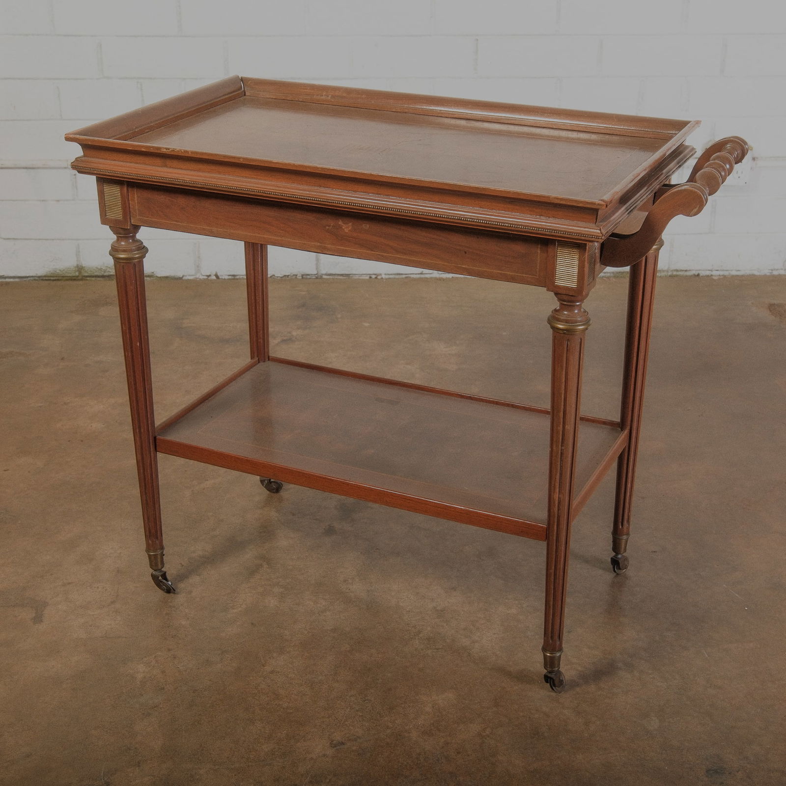 Vintage Wood Rolling  English Tea Cart (1 of 7)