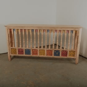 Anglo Indian Bannister style Console Table