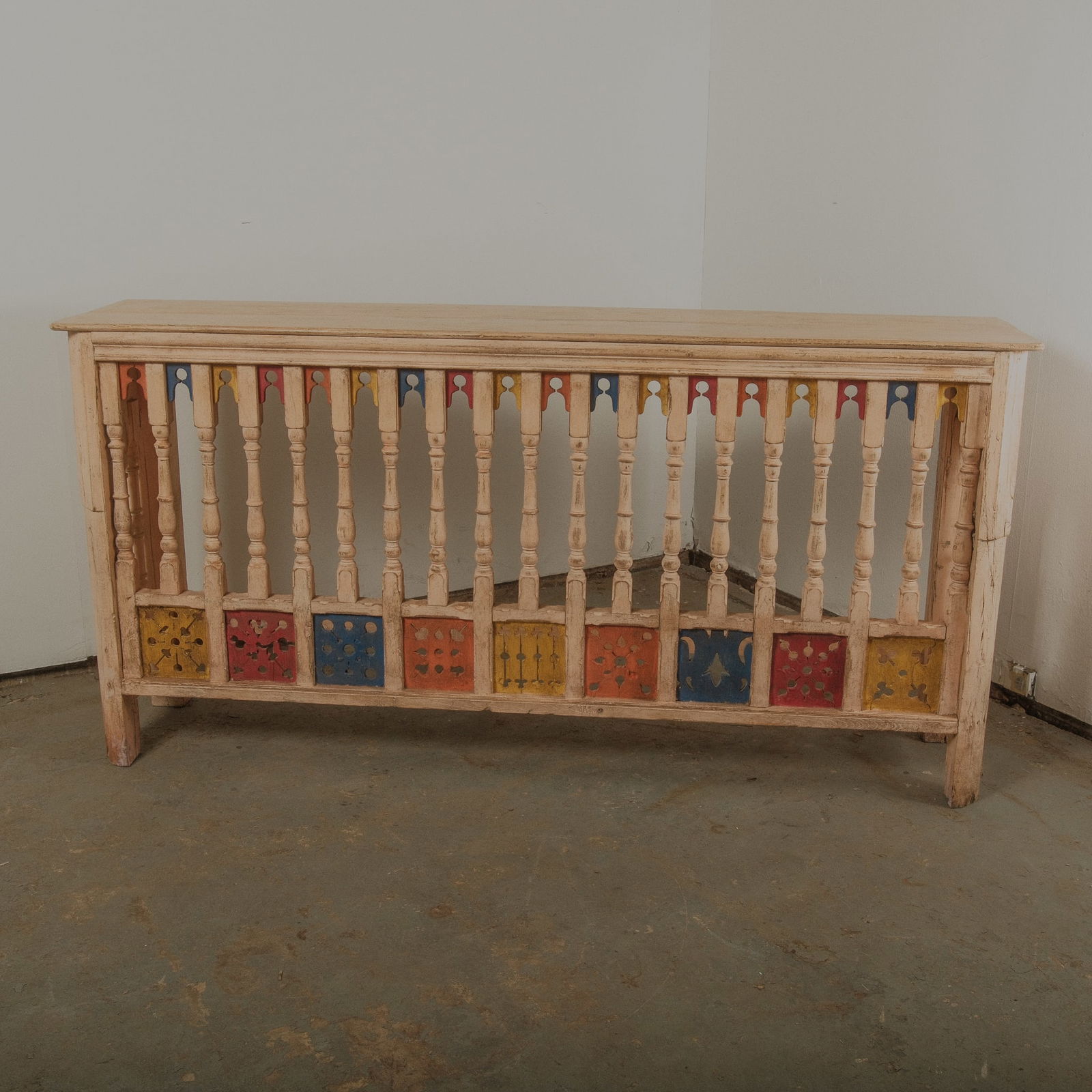 Anglo Indian Bannister style Console Table (1 of 5)