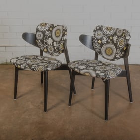 Mid Century Modern Bohemian Style Dining Chairs