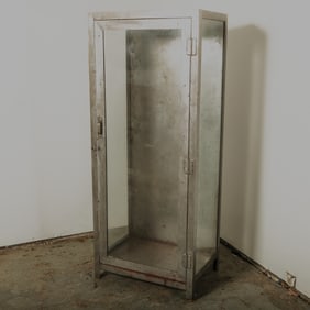 Vintage Stainless Steel Apothecary Medicine Cabinet