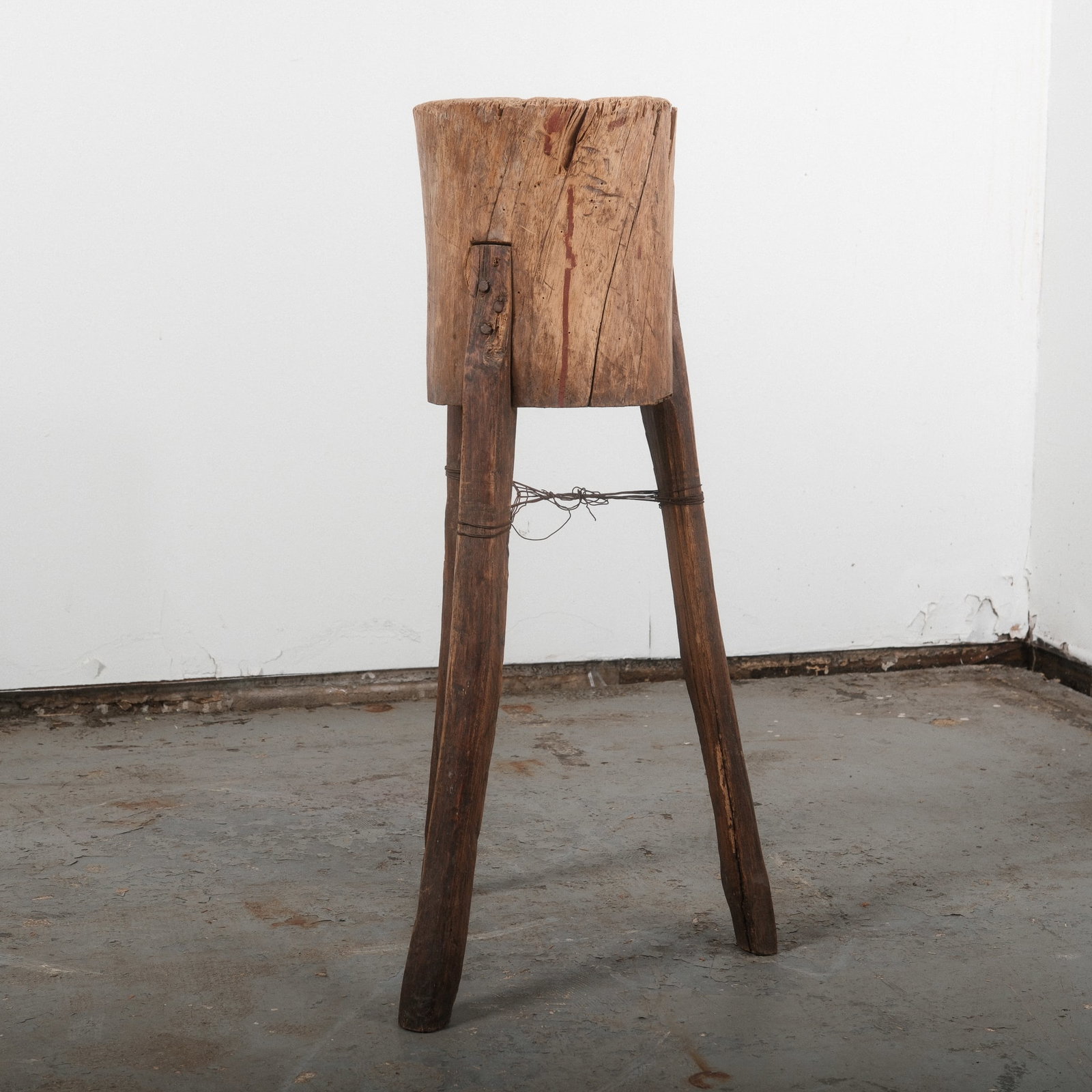 Vintage Petite Hungarian Butcher Block: Vintage Petite Hungarian Butcher Block