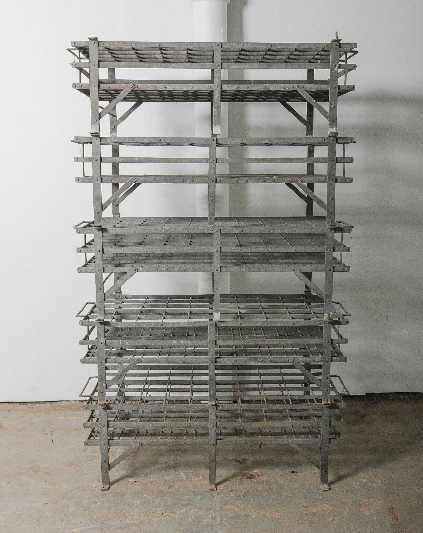 Vintage Industrial Metal Bakery Rack- multi tiered shelf (1 of 4)