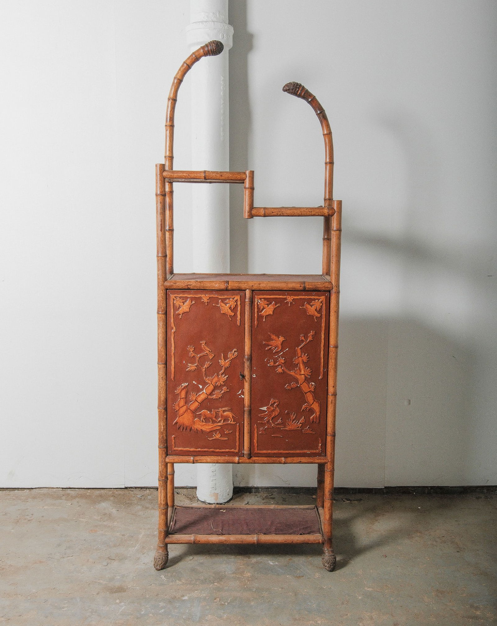 Victorian Era Faux Bamboo Étagère (1 of 7)