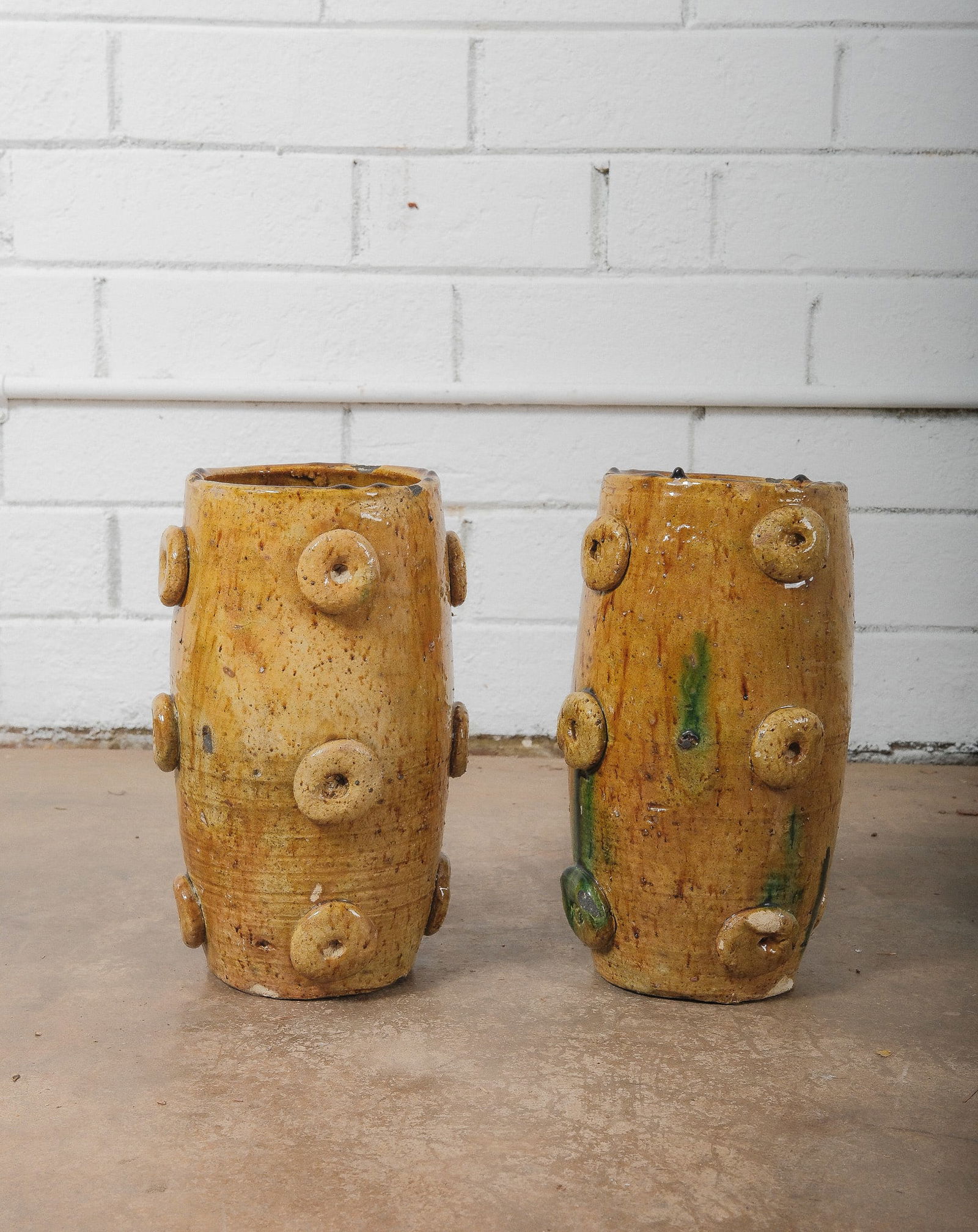 Antique French Market Baskets, one pair (1 of 6)