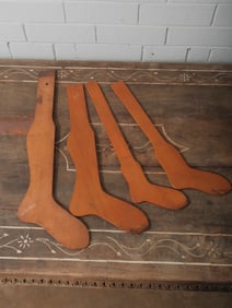 Set of Wooden Sock Stretchers