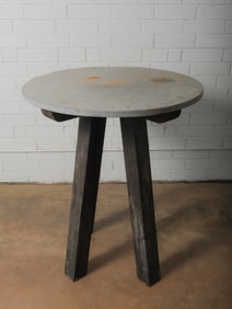 Rustic Wood Pub Table