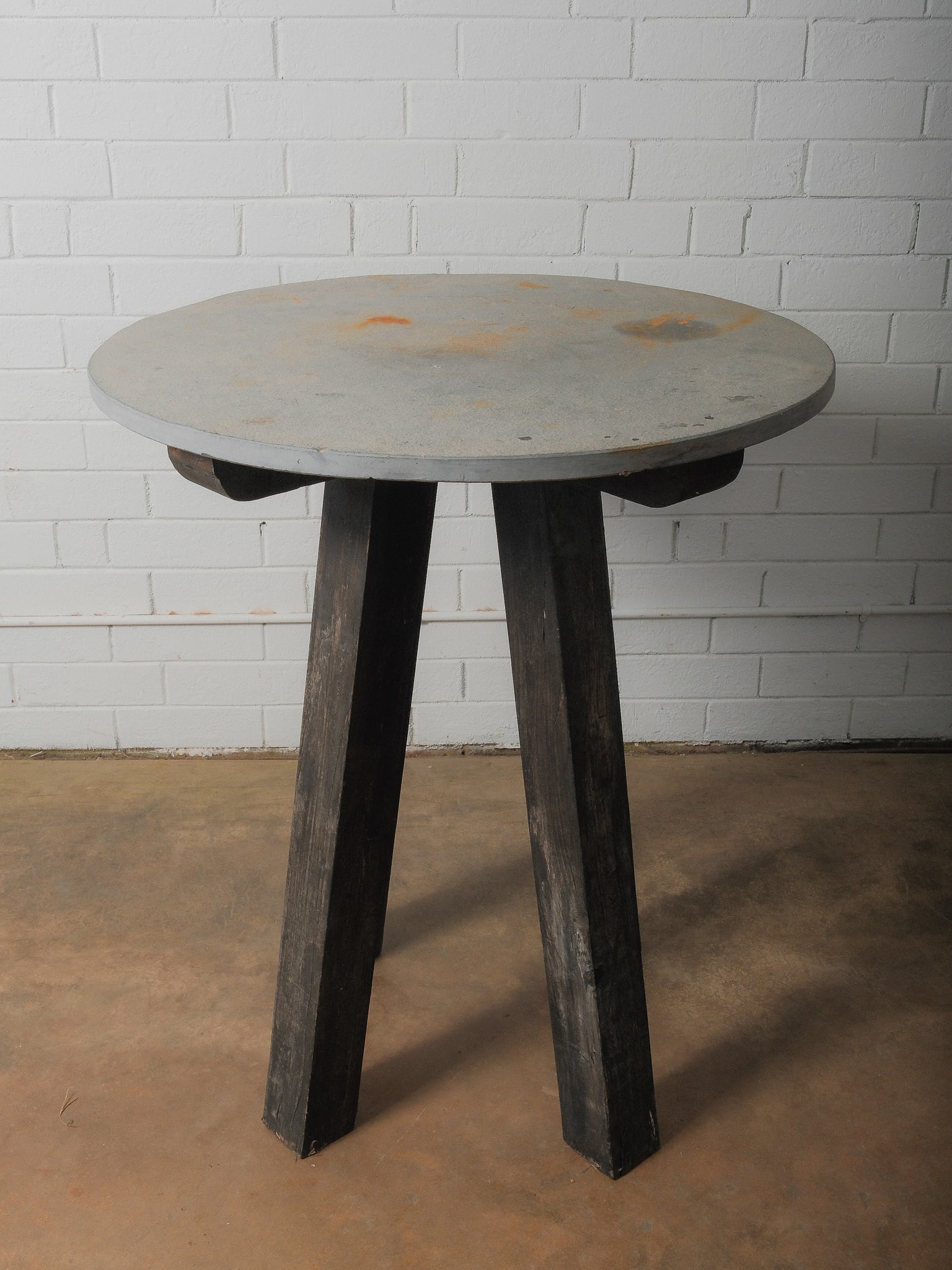 Rustic Stone Top Bar Table (1 of 6)