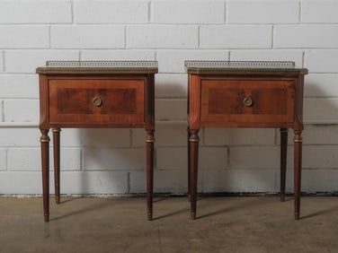 Pair of Louis XVI Style Side Tables