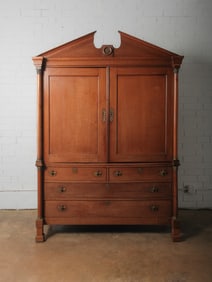 Antique Neoclassical Wardrobe