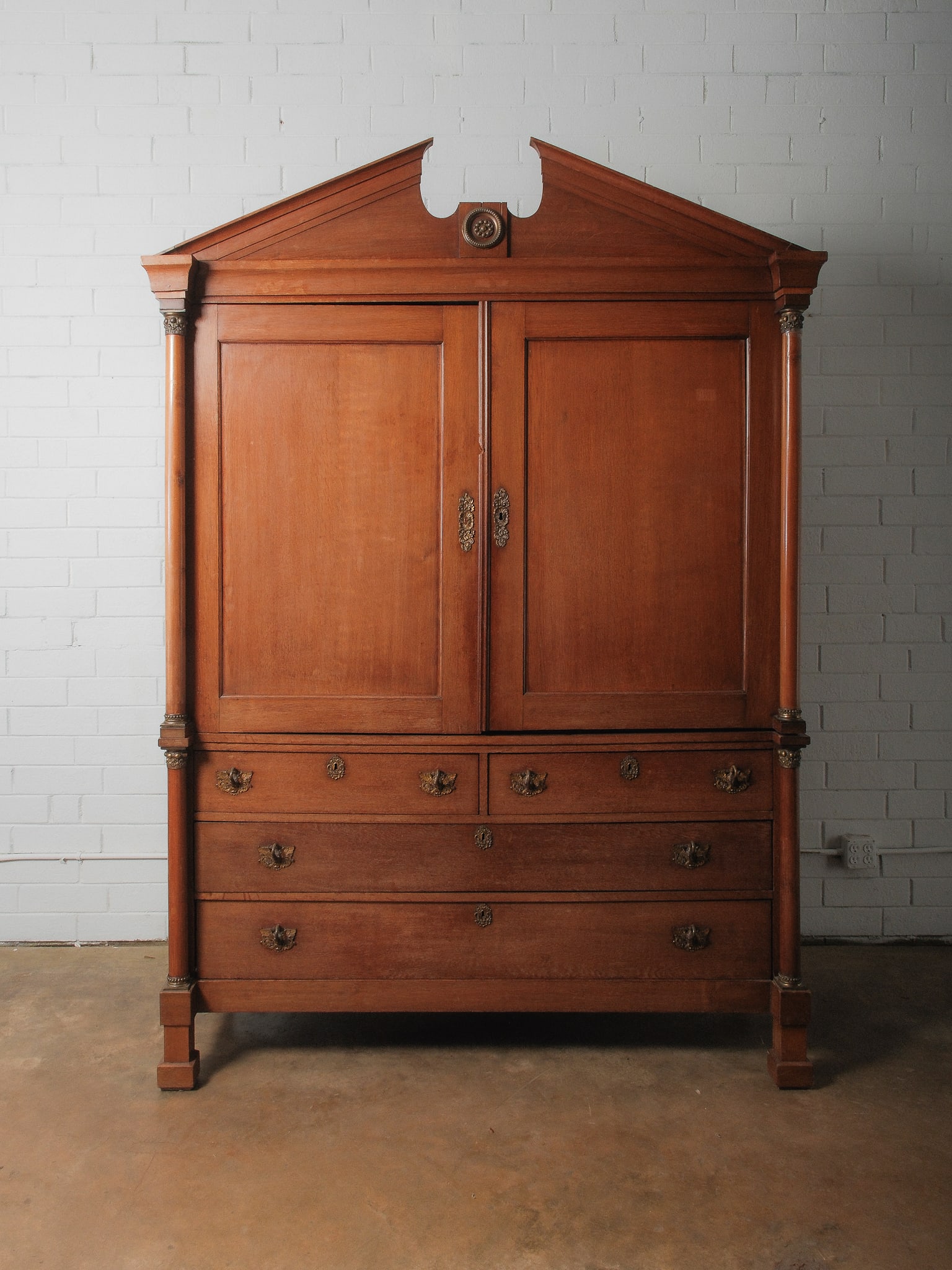Antique Neoclassical Wardrobe (1 of 13)