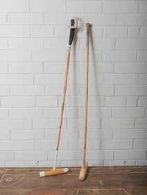 Lot of Two Polo Mallets