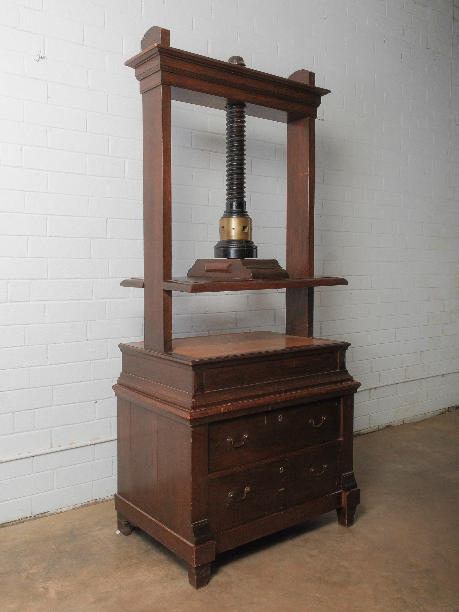 Belgian Industrial Book Press on Base Cabinet (1 of 10)