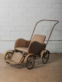 Antique Metal Baby Carriage