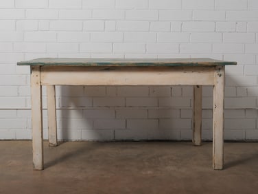 Two-Tone Painted Farmhouse Table