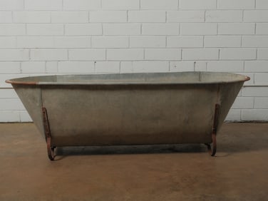 Oversized Galvanized Farm Trough