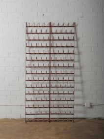 French Wall Mount Bottle Rack