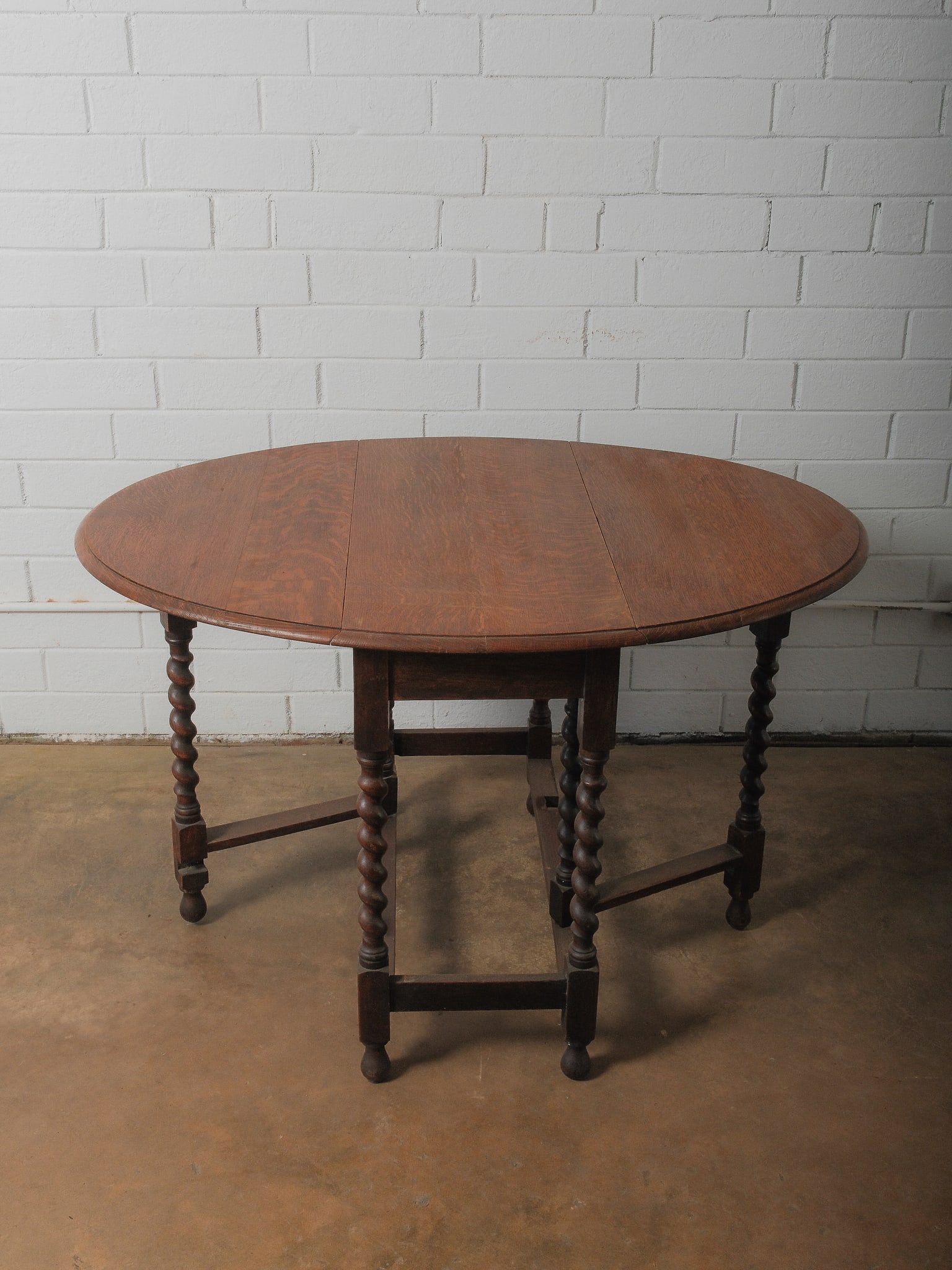 Antique Barley Twist Gateleg Table (1 of 9)