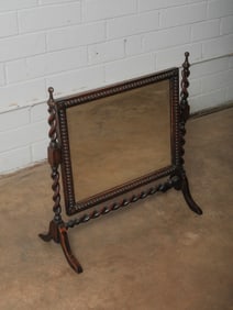 Antique Barley Twist Table Mirror
