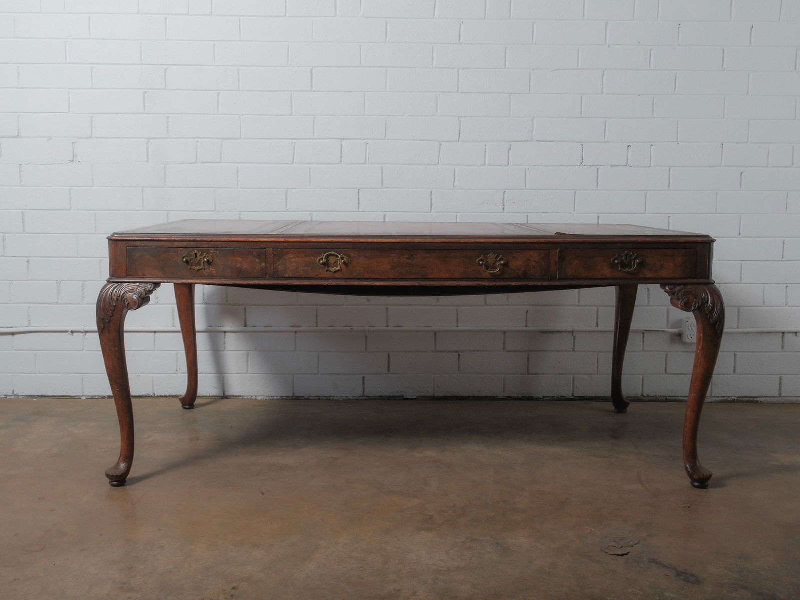 Antique Walnut Library Table (1 of 9)