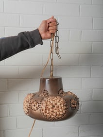 Vintage Danish Ceramic Pendant Lamp