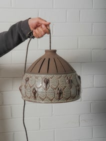 Vintage Danish Ceramic Pendant Lamp