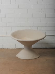 Sculptural Mid-Century Cast Planter