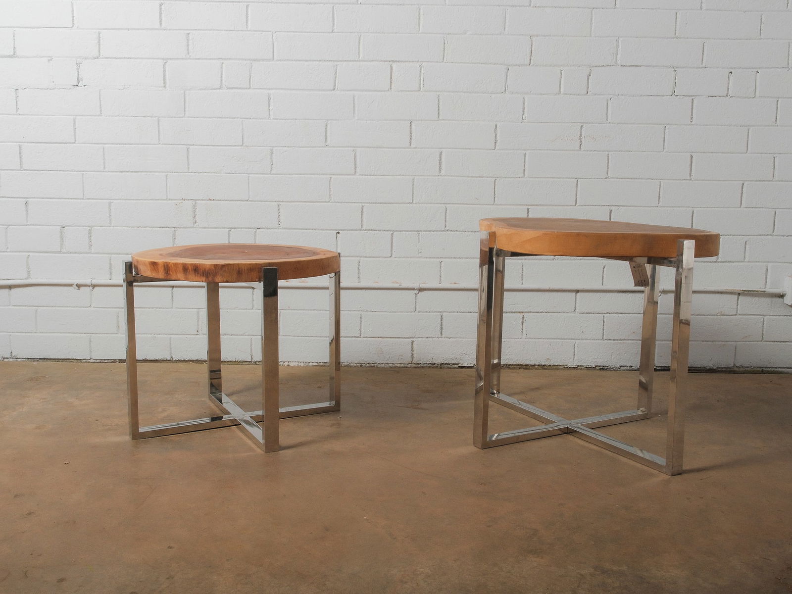 Lot of Two Wood Top Cocktail Tables (1 of 12)