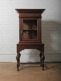Carved Display Cabinet