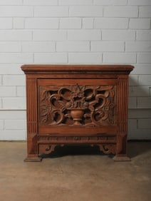 Carved Front Coffer