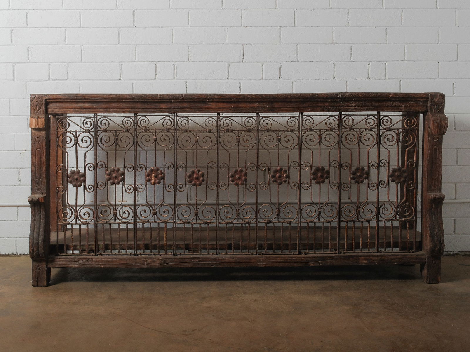 Wrought Iron Console Table (1 of 11)