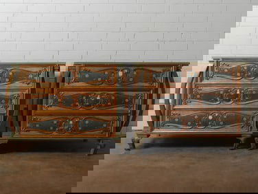 Pair of Venetian Style Commodes