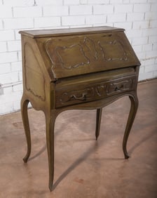 Open Topped Wood Secretary Desk