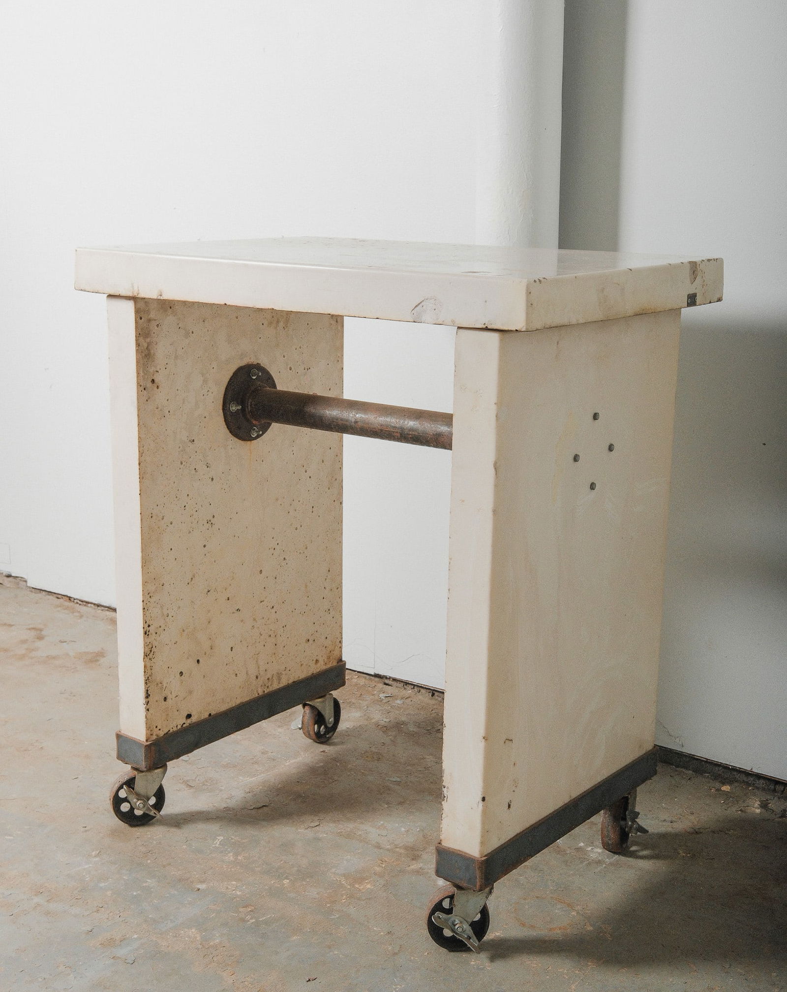 Industrial Marble Slab Work Table for Candy Making, Bakery, or Laboratory Use (1 of 5)