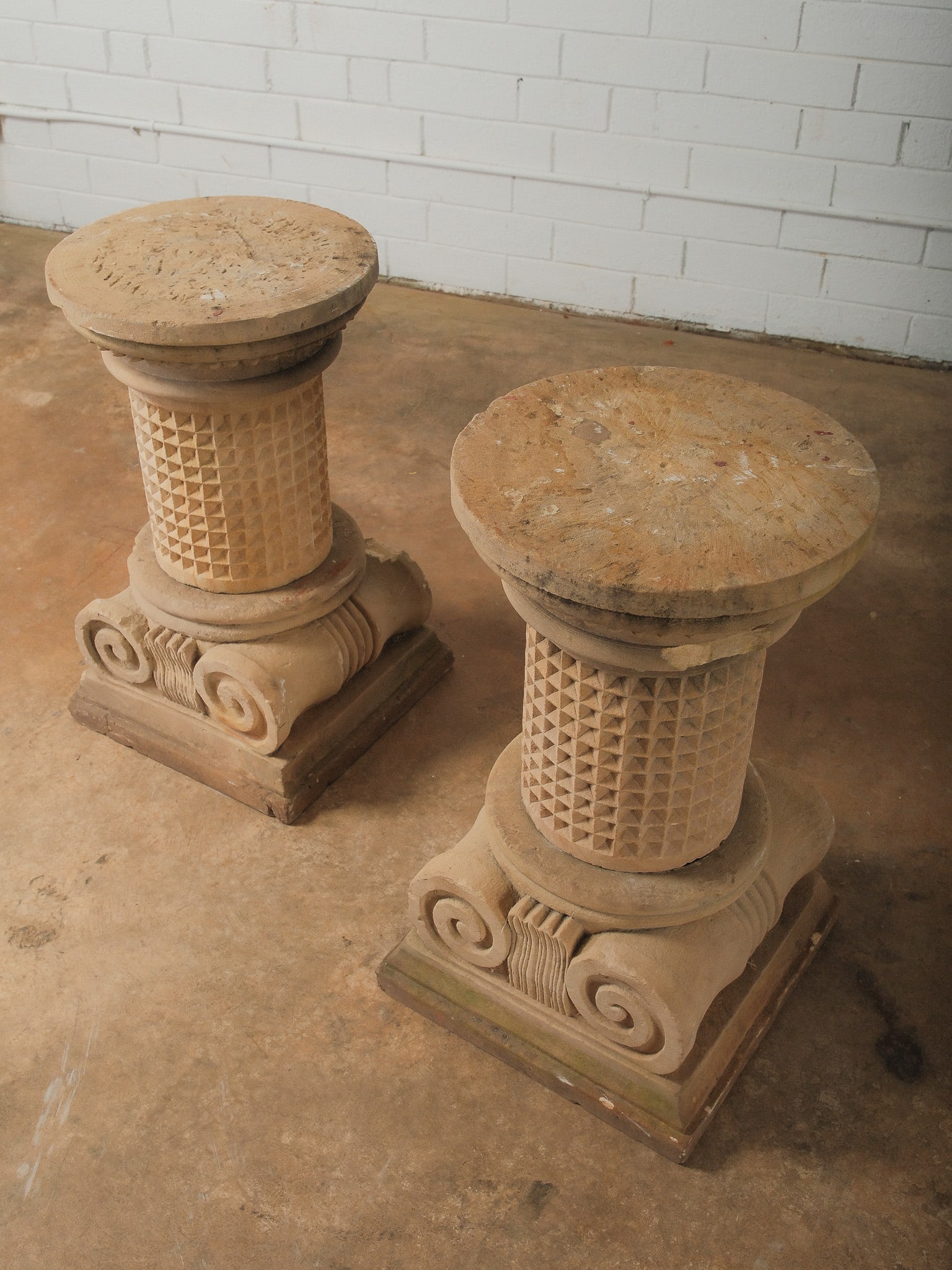 Pair Pedestal Columns - 2