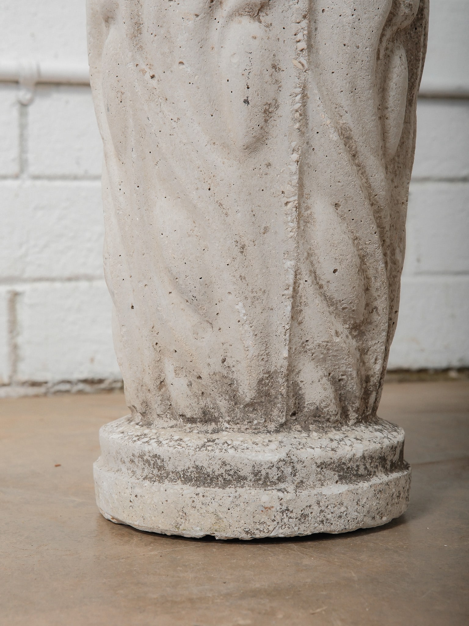 Small Cast Concrete Planter - 3