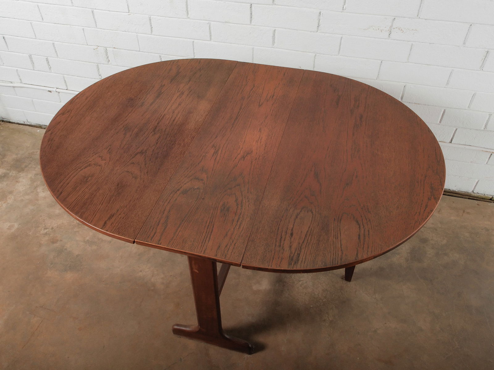 MCM Veneer Drop Leaf Dining Table - 3