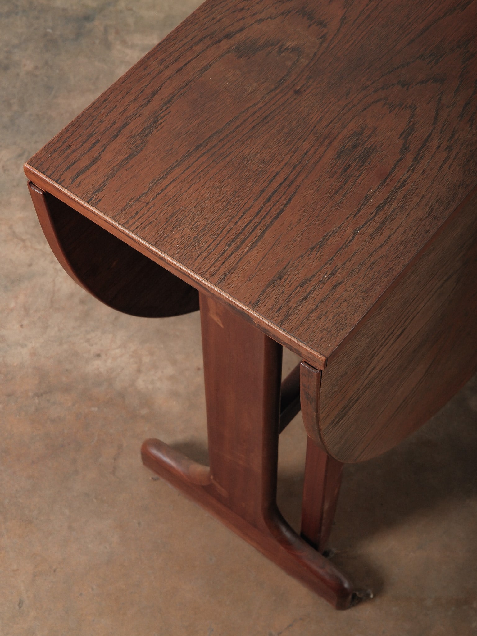 MCM Veneer Drop Leaf Dining Table - 5