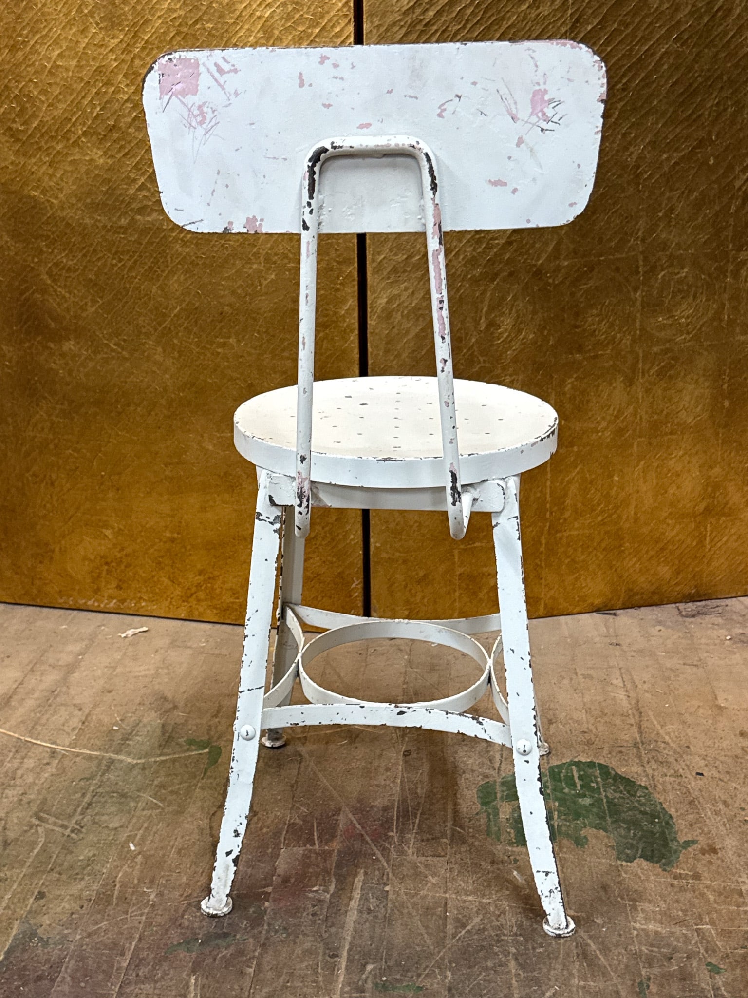 Vintage Painted Stool - 4