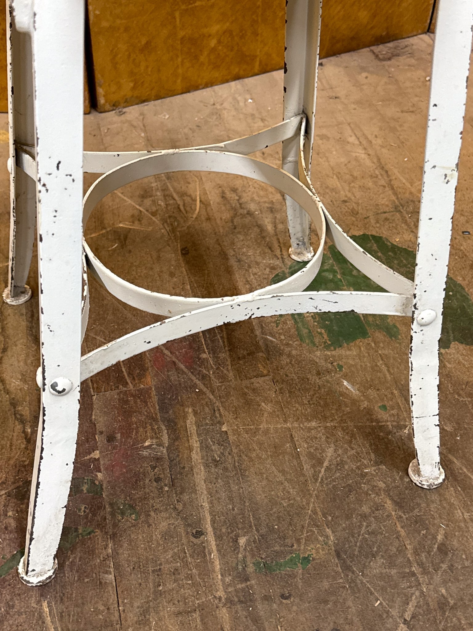 Vintage Painted Stool - 5